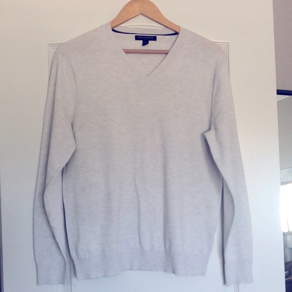 Banana Republic Men’s M cotton V neck sweater